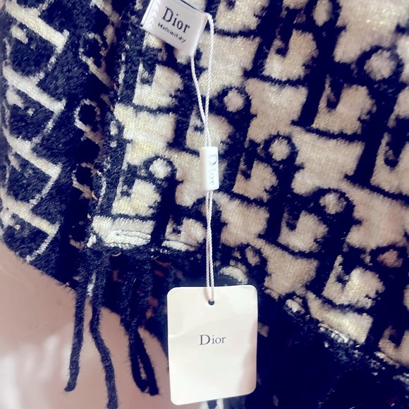 NWT CHRISTIAN DIOR Cape Long Coat Poncho ONE SIZE Women - Picture 8 of 13